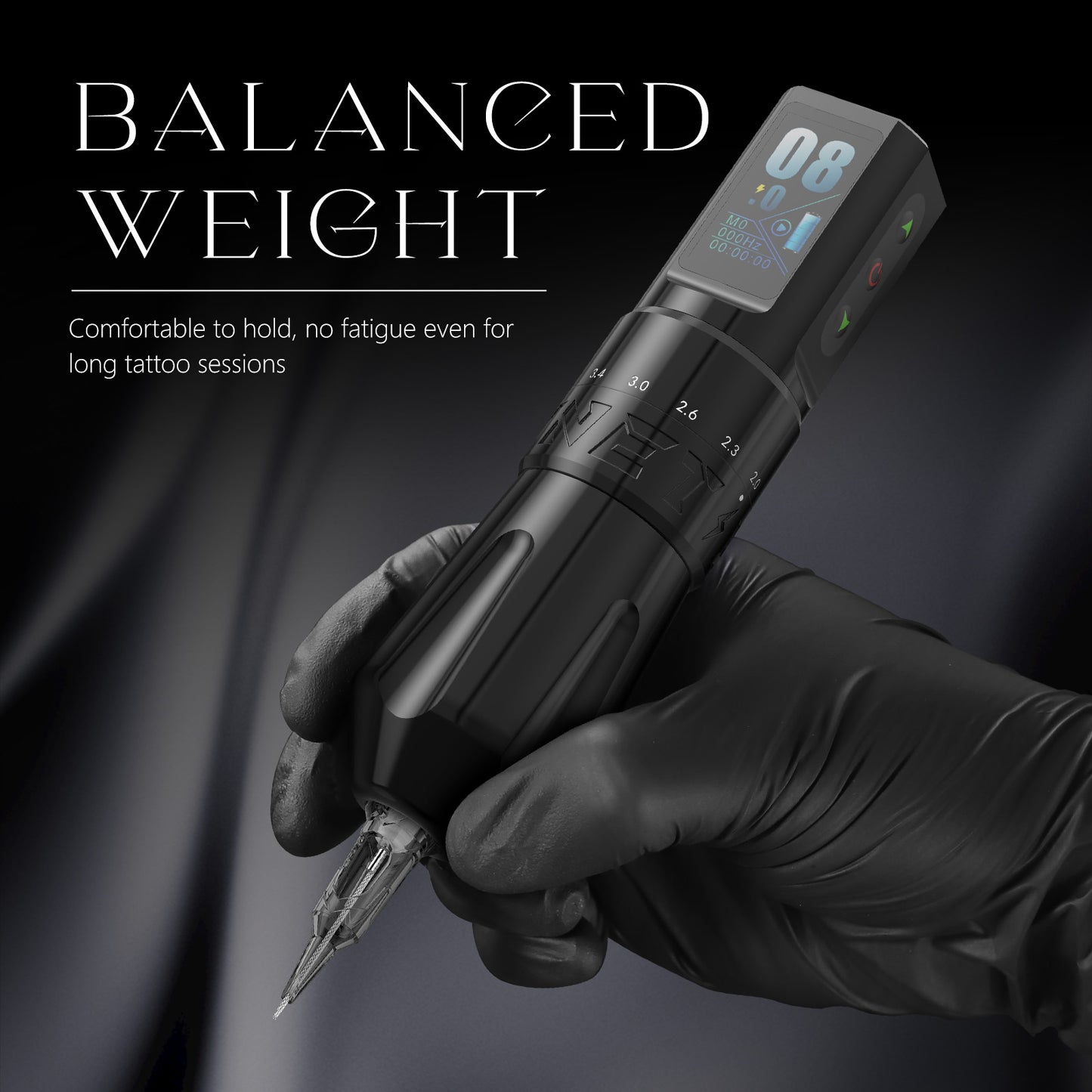 XNET Talos Wireless Tattoo Machine Pen 2.0-4.2mm Adjustable Stroke Custom Motor For Dotwork Makeup Microplasty Pen For Tattoo