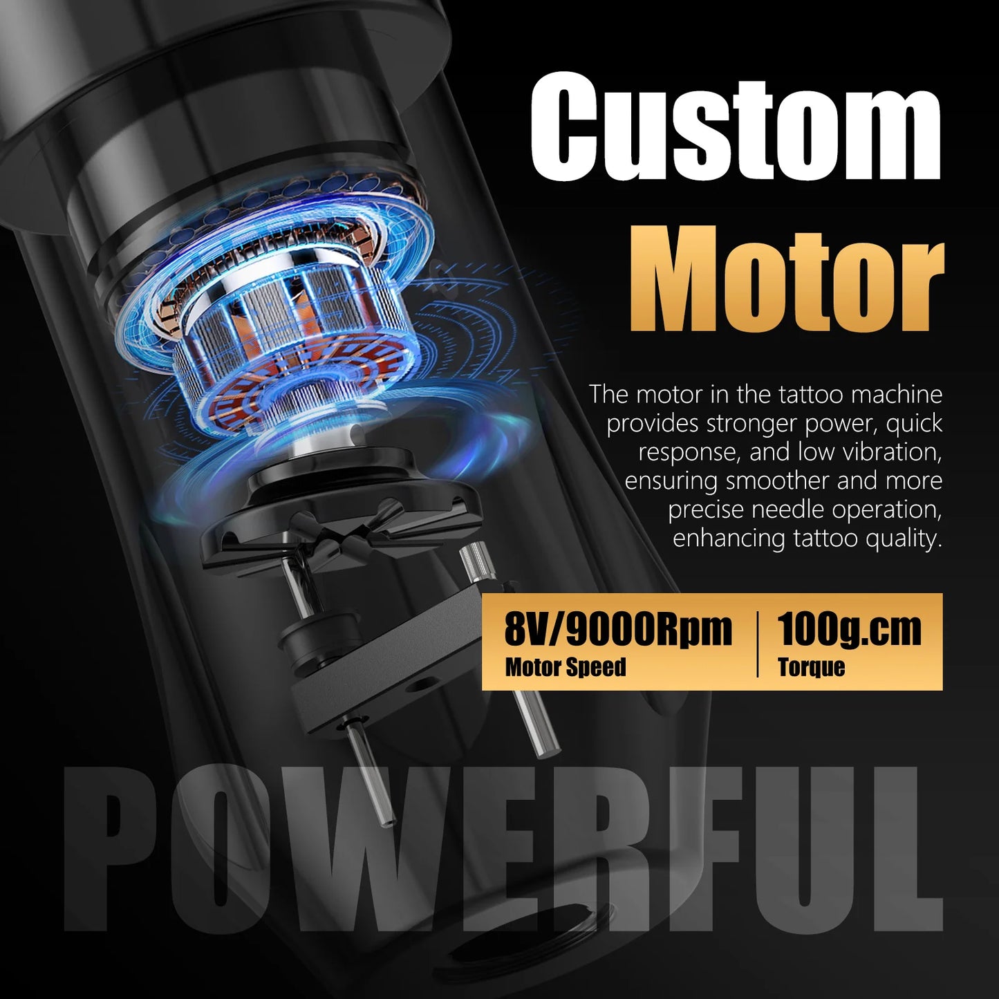 Ambition Boxster Adjustable Wireless Tattoo Machine Pen 2.0-4.2mm Battery 1800mAh For Dotwork Tattoo Makeup Microplasty Tattoo