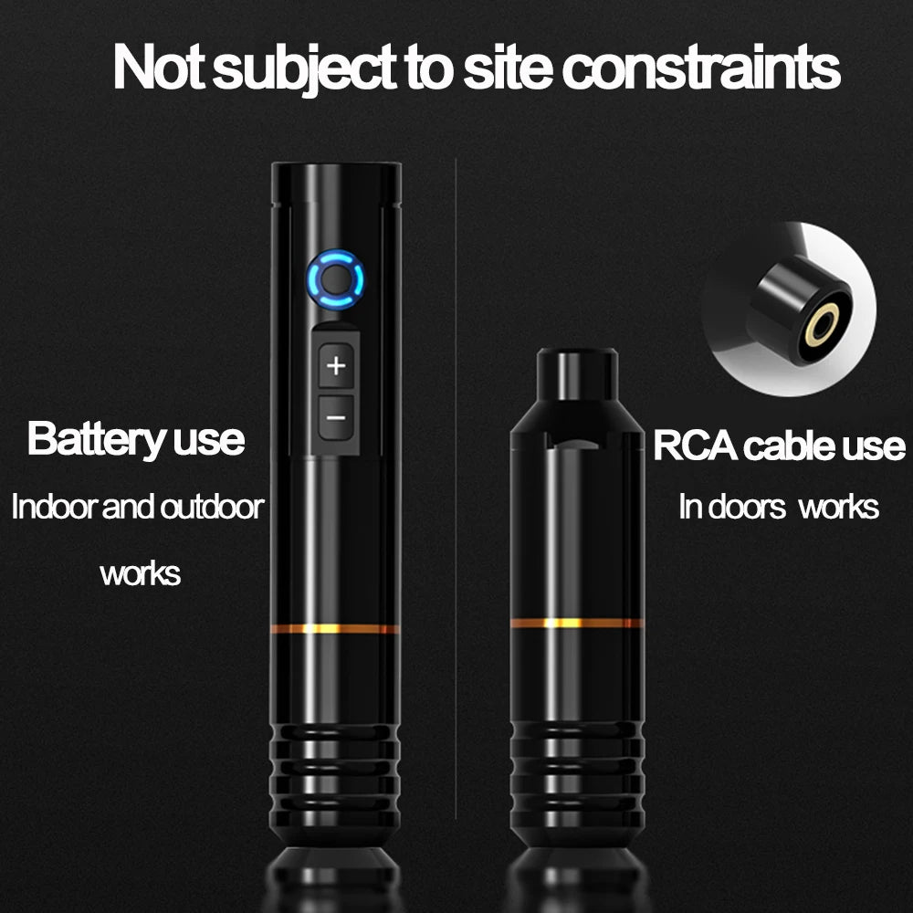 Ambition NINJA RS Portable Wireless Tattoo Machine Pen 3.5mm Stroke Battery Capacity 800mah Permanent Makeup Universal Needles