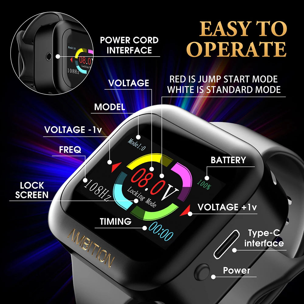 Ambition S1 Plus 2400mAh Wireless Tattoo Battery Portable Watch Power Supply Touch Screen For Tattoo Machine Rotary Pen Artister