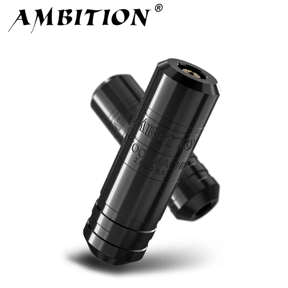 Ambition Torped 28 Stroke 2.5-3.0-3.5mm Rotary Tattoo Pen Machine Wireless Kuark Battery Powerful Brushless Motor RCA Cord