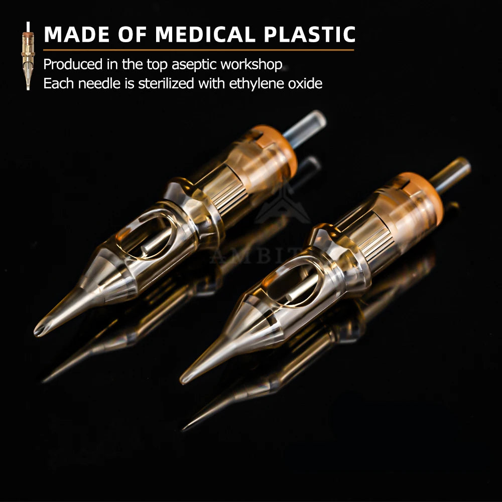 Ambition Premium RL Tattoo Cartridge Needles Module 20pcs Round Liner #10 bugpin (0.30mm) 0.35mm 1RL 3RL 5RL 7RL 9RL 11rl 14rl