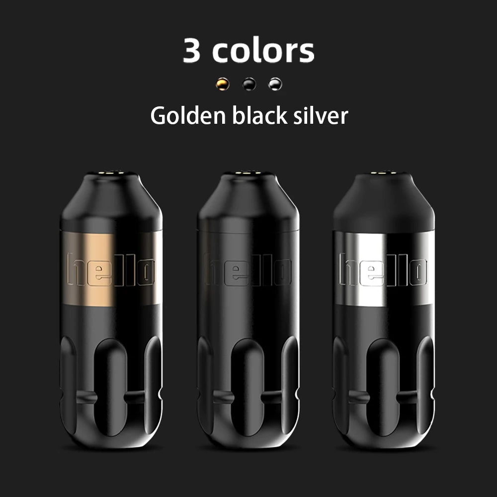 Ambition Rotary Tattoo Machine Stroke 4.0mm Permanent Makeup Pen Coreless Motor Grip 33mm RCA Interface For Body Art