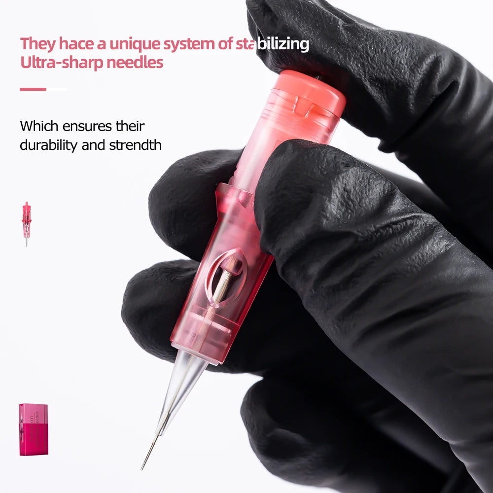 AMBITION SMP & Semi-Permanent Tattoo Cartridge Needles Micropigmentation Permanent Make-Up Eyebrows Eyeliner Lips Microblading