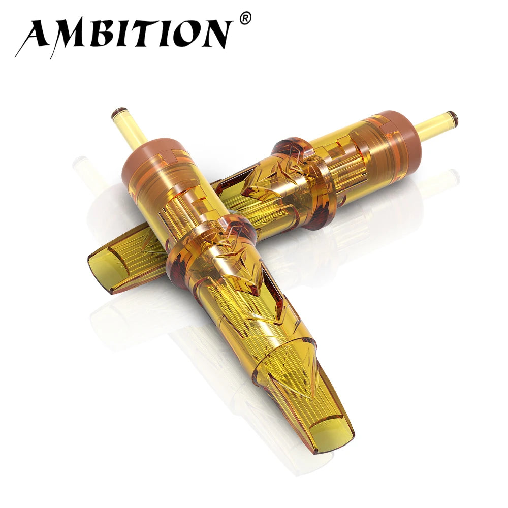 Ambition Glory 20PCS M1 0.3mm 0.35mm Cartridge Tattoo Needles Magnum for SMP Permanent Makeup Machine Pen Disposable Sterilized