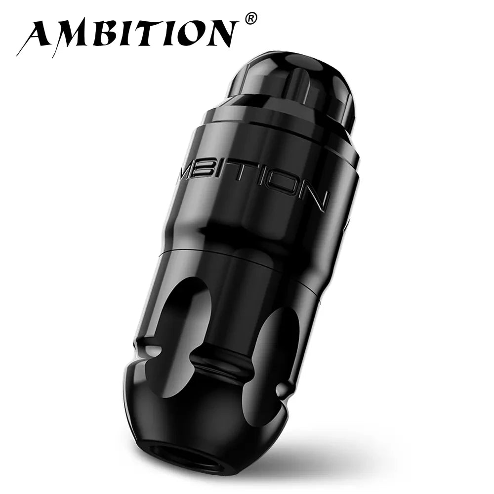 Ambition Lutin Latest Design Straight Rod Rotaty Tattoo Machine Pen Match Korall Wireless Battery Kits Brushless Motor Stroke