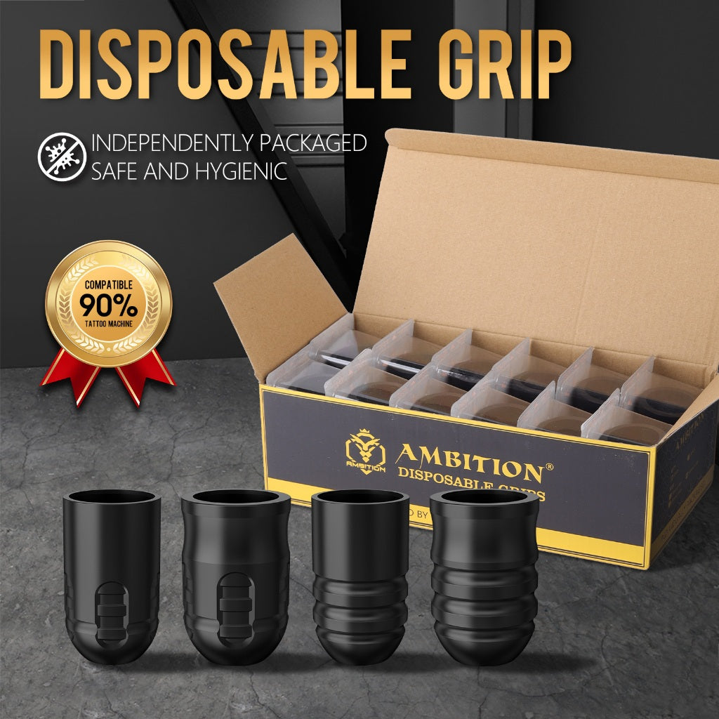 Ambiton P1 Adjustable Scale Tattoo Machine Series Disposable Handle 34mm 38mm Suitable for Mars-U Seher Nijia Tattoo Pen 1 Box (12pc)