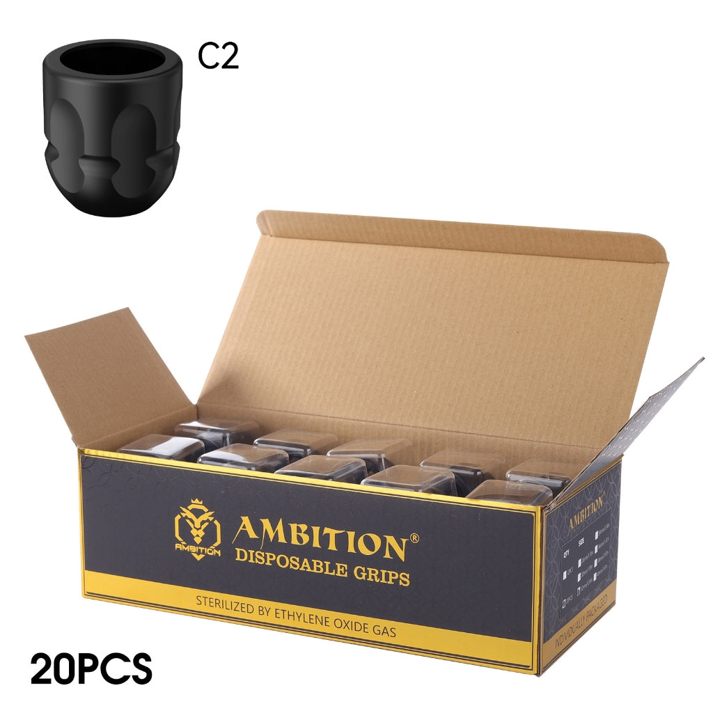 Ambition C Series Tattoo Machine Disposable Handle High Efficiency Hygienic 20pc