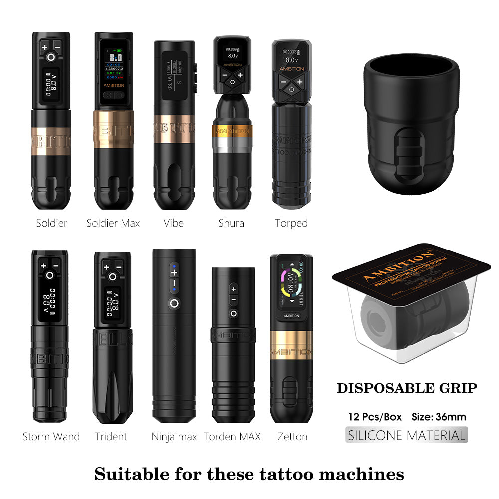 Ambition B Series Tattoo Machine Disposable Handle High Efficiency Safe Hygienic