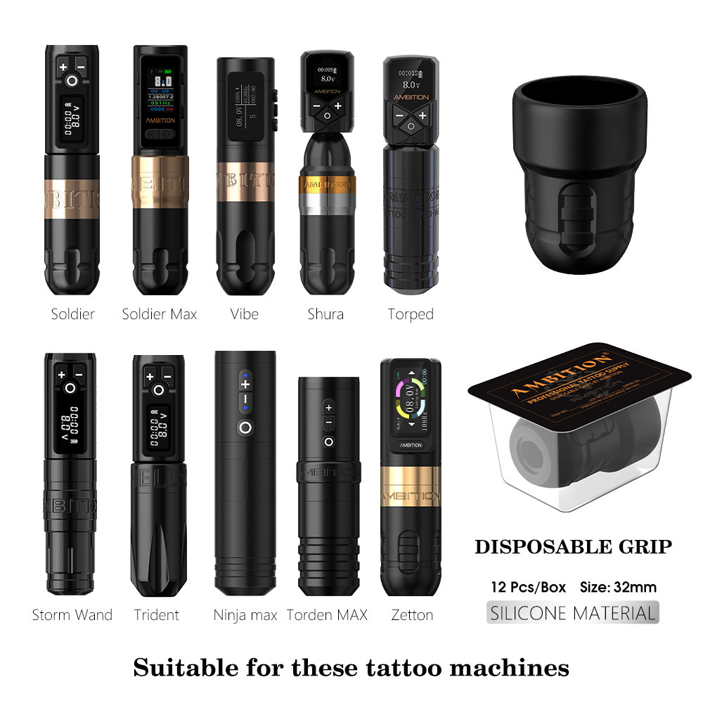 Ambition B Series Tattoo Machine Disposable Handle High Efficiency Safe Hygienic