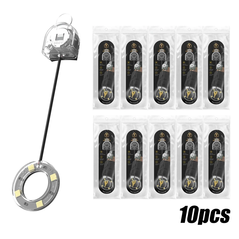 Farewell to the Vision Blind Area!Ambition Tattoo External Hanging Light Highlight Focusing Precise Needle Falling 5g Zero Inductance Cloth Discharge Prevent Secondary Pollution Tattoo Machine Universal Lighting