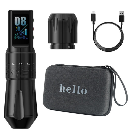 XNET Talos Wireless Tattoo Machine Pen 2.0-4.2mm Adjustable Stroke Custom Motor For Dotwork Makeup Microplasty Pen For Tattoo