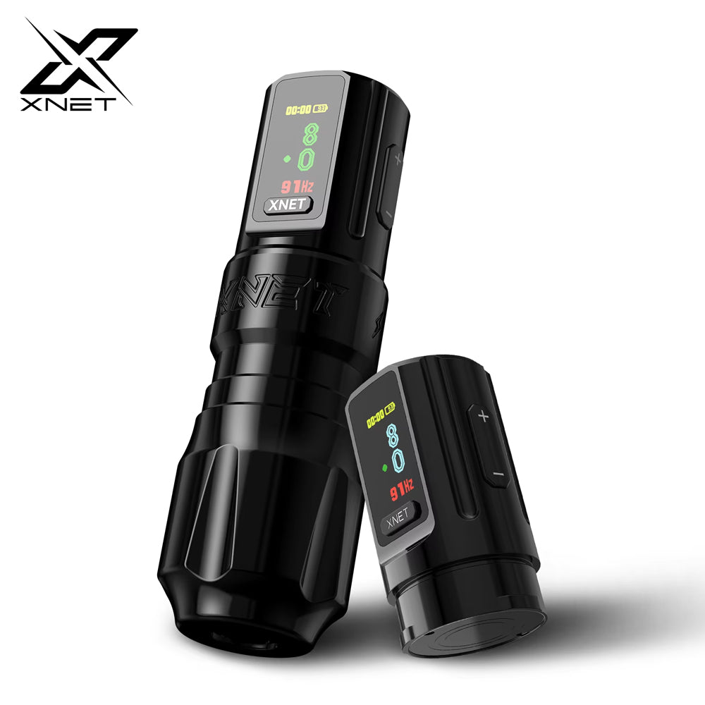 XNET Wilk 2025 Wireless Tattoo Machine Pen Kit Straight Drive Bar Brushless Motor 20 Cartridges For Tattoo Beginners For Tattoo