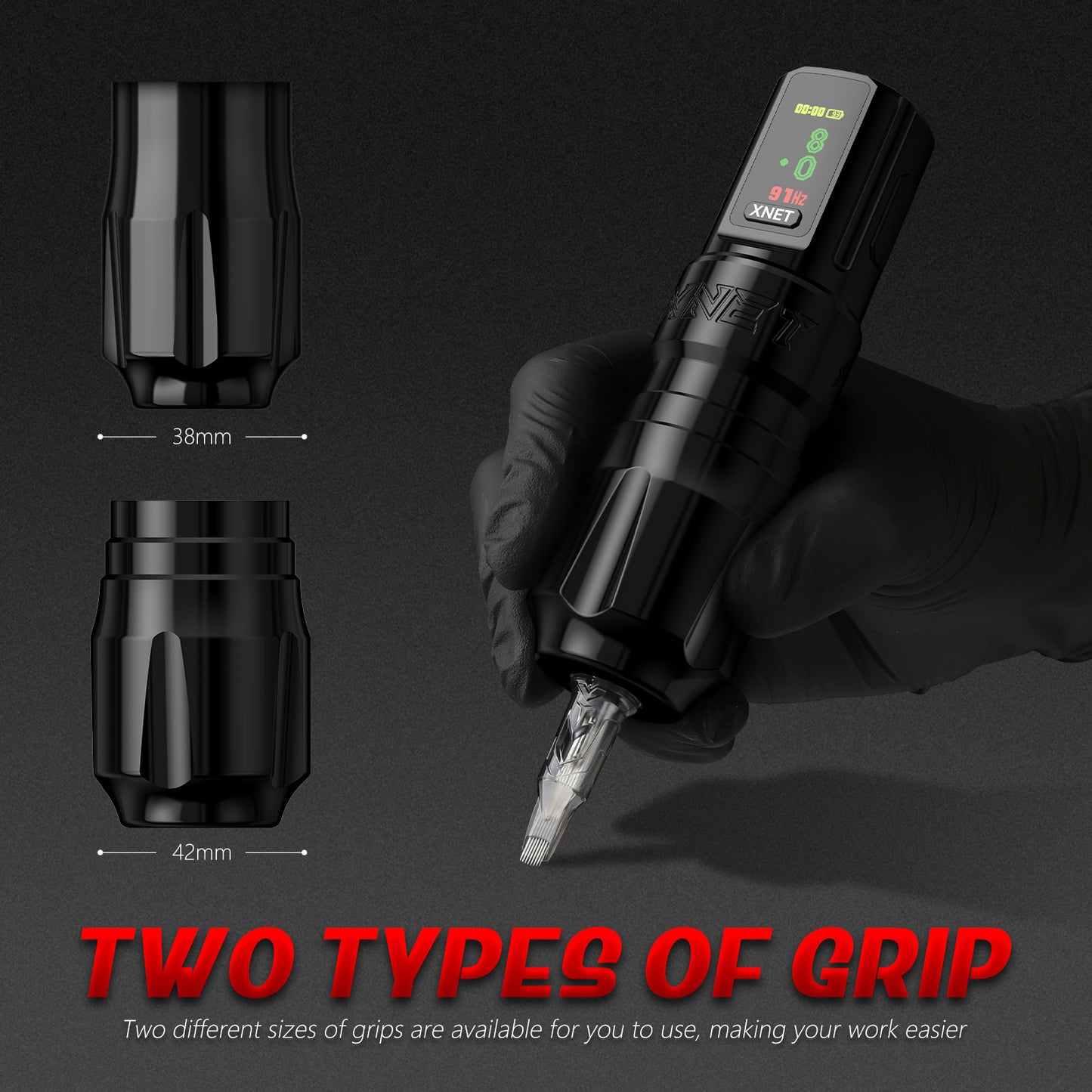 XNET Wilk 2025 Wireless Tattoo Machine Pen Kit Straight Drive Bar Brushless Motor 20 Cartridges For Tattoo Beginners For Tattoo