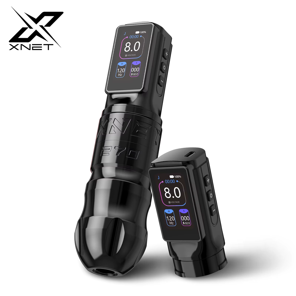 XNET Titan270 Wireless Tattoo Machine Pen High-Torque Brushless Motor With 4.0/5.0mm Stroke 2400 mAh Battery For Tattoo Artist