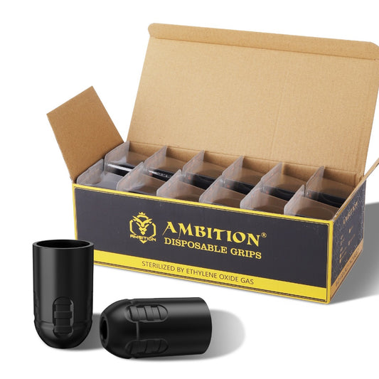 Ambiton P1 Adjustable Scale Tattoo Machine Series Disposable Handle 34mm 38mm Suitable for Mars-U Seher Nijia Tattoo Pen 1 Box (12pc)